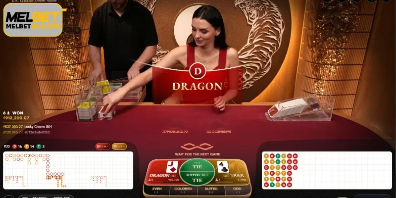 Basic gameplay of Melbet Dragon Tiger