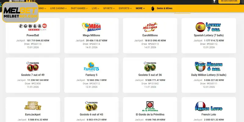 Exciting Melbet Lottery games worth participating in
