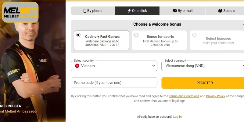 Simple Step-by-Step account Melbet Process