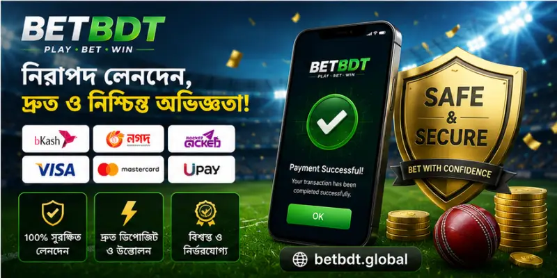 BETBDT নিরাপদ লেনদেন, পেমেন্ট সুরক্ষা এবং betbdt.global ব্যবহারের তথ্যচিত্র
